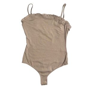 Kittenish Tan Bodysuit size small